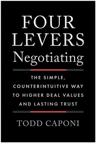 Cover image for 9781637748404 - Four Levers Negotiating