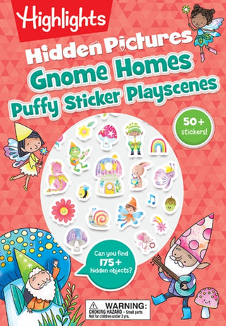 Cover image for 9781639622870 - Gnome Homes Hidden Pictures Puffy Sticker Playscenes