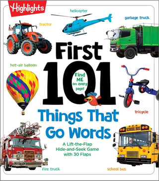 Cover image for 9781639623372 - First 101 Things That Go Words
