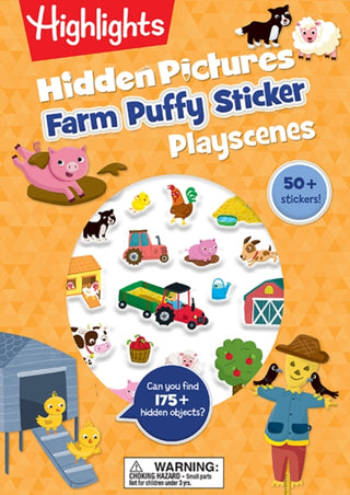 Cover image for 9781639623815 - Farm Hidden Pictures Puffy Sticker Playscenes