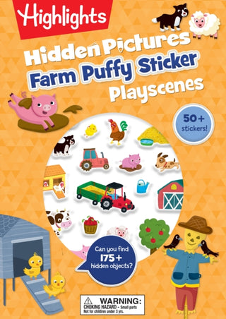 Supplemental image for 9781639623815 - Farm Hidden Pictures Puffy Sticker Playscenes