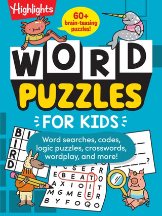 Cover image for 9781639625178 - Word Puzzles for Kids