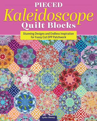 Cover image for 9781639811243 - Pieced Kaleidoscope Quilt Blocks