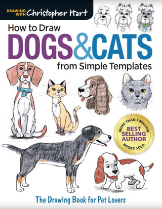 Cover image for 9781640210318 - How To Draw Dogs & Cats