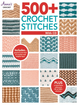 Cover image for 9781640250994 - 500+ Crochet Stitches with CD