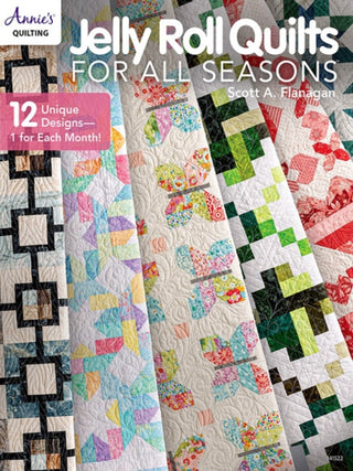 Cover image for 9781640256354 - Jelly Roll Quilts for all Seasons