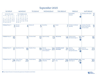 Cover image for 9781640656871 - 2025 Parish Wall Calendar