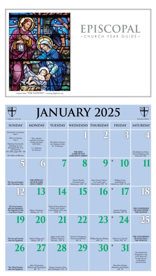 Cover image for 9781640656918 - 2025 Episcopal Church Year Guide Kalendar