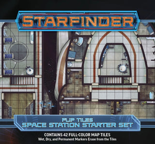 Cover image for 9781640782402 - Starfinder Flip-Tiles: Space Station Starter Set