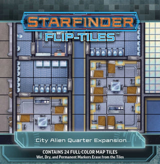 Cover image for 9781640783546 - Starfinder Flip-Tiles: City Alien Quarter Expansion