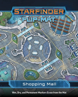 Cover image for 9781640785656 - Starfinder Flip-Mat: Shopping Mall