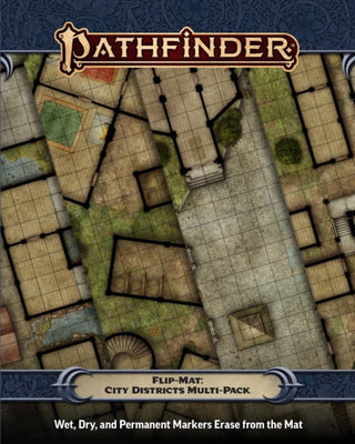 Cover image for 9781640786851 - Pathfinder Flip-Mat: City Districts Multi-Pack