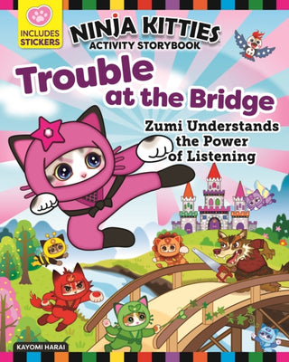 Cover image for 9781641241229 - Ninja Kitties Trouble at the Bridge Activity Storybook