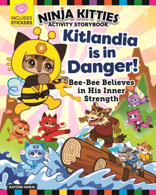 Cover image for 9781641241236 - Ninja Kitties Kitlandia is in Danger! Activity Storybook