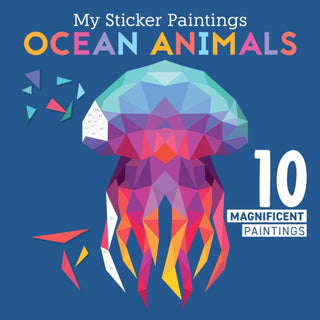 Cover image for 9781641241830 - My Sticker Paintings: Ocean Animals