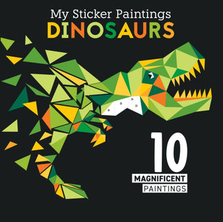 Cover image for 9781641241861 - My Sticker Paintings: Dinosaurs