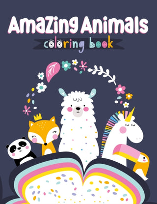 Cover image for 9781641241915 - Amazing Animals Coloring Book