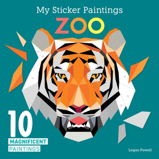 Cover image for 9781641243223 - My Sticker Paintings: Zoo