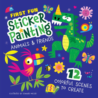Cover image for 9781641243308 - First Fun: Sticker Painting Animals & Friends