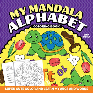Supplemental image for 9781641243476 - My Mandala Alphabet Coloring Book