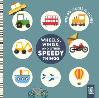 Cover image for 9781641243926 - Wheels, Wings, and Other Speedy Things