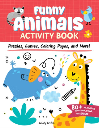 Cover image for 9781641243988 - Funny Animals Activity Book