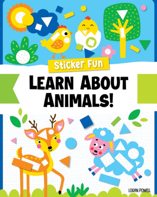 Cover image for 9781641244022 - Sticker Fun: Learn About Animals
