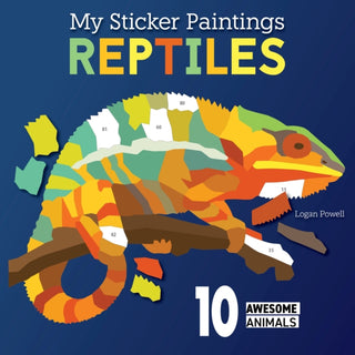 Cover image for 9781641244053 - My Sticker Paintings: Reptiles