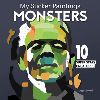Supplemental image for 9781641244060 - My Sticker Paintings: Monsters