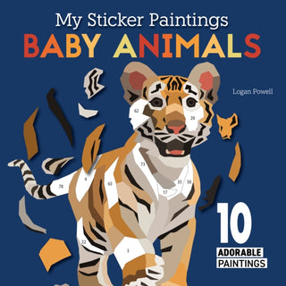 Cover image for 9781641244077 - My Sticker Paintings: Baby Animals