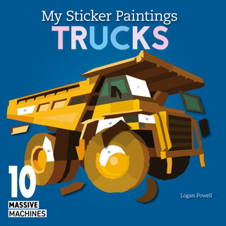 Supplemental image for 9781641244084 - My Sticker Paintings: Trucks