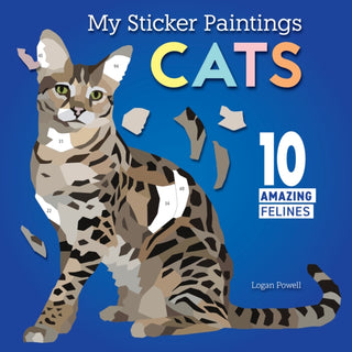 Cover image for 9781641244091 - My Sticker Paintings: Cats