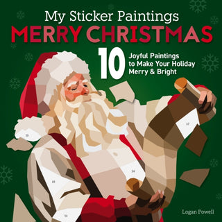 Supplemental image for 9781641244527 - My Sticker Paintings: Merry Christmas