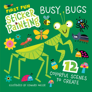 Cover image for 9781641244596 - First Fun Sticker Painting: Busy Bugs