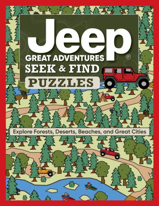 Cover image for 9781641244695 - Jeep® Great Adventures Seek & Find Puzzles