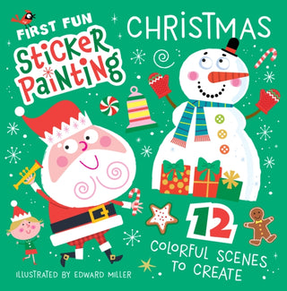 Cover image for 9781641245012 - First Fun Sticker Painting: Christmas