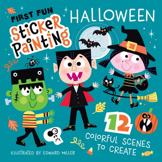 Cover image for 9781641245029 - First Fun Sticker Painting: Halloween