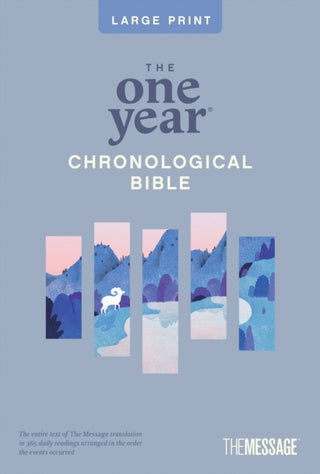Cover image for 9781641588317 - One Year Chronological Bible The Message, Large Print