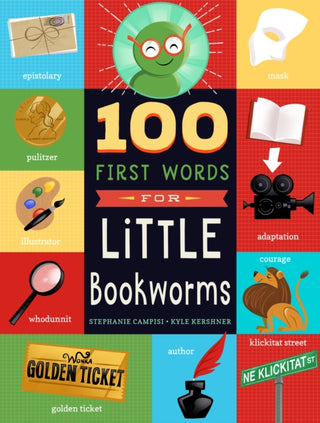 Cover image for 9781641708982 - 100 First Words for Little Bookworms