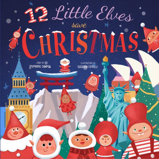Cover image for 9781641709705 - 12 Little Elves Save Christmas