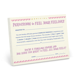 Cover image for 9781642464092 - Em & Friends Permission to Feel Your Feelings Notepad