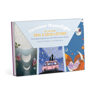 Cover image for 9781642465198 - Forever Midnight All-in-One Send & Seal Letters Stationery Set