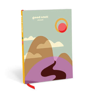 Cover image for 9781642466034 - Em & Friends Good Stuff Ahead Blank Journal