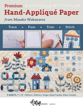 Cover image for 9781644030042 - Premium Hand-Applique Paper from Masako Wakayama