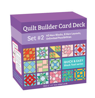 Supplemental image for 9781644032725 - Quilt Builder Card Deck Set #2