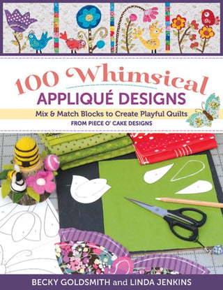 Cover image for 9781644033135 - 100 Whimsical Applique Designs