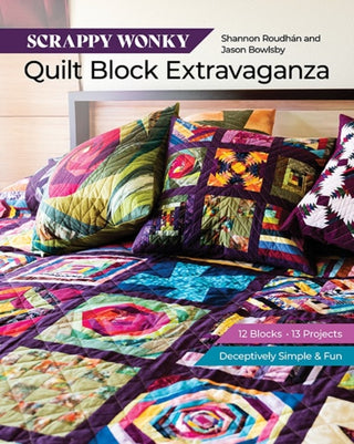Supplemental image for 9781644034002 - Scrappy Wonky Quilt Block Extravaganza