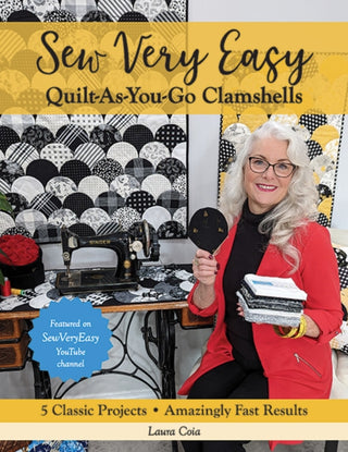Cover image for 9781644034644 - Sew Very Easy Quilt-As-You-Go Clamshells