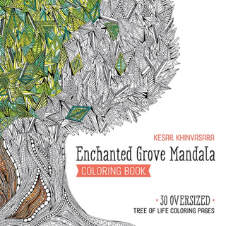 Supplemental image for 9781644035818 - Enchanted Grove Mandala Coloring Book