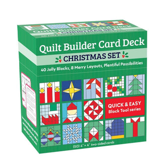 Supplemental image for 9781644035825 - Quilt Builder Card Deck Christmas Set